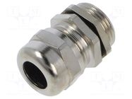 Cable gland; with long thread; PG13,5; IP68; brass; Entrelec TE Connectivity