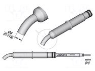 Nozzle: hot air; 3mm; for hot air station JBC TOOLS