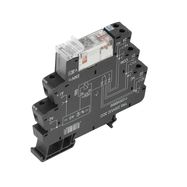 Relay module, 24…230 V UC ±10 %, Green LED, Rectifier, 2 CO contact (AgNi) , 250 V AC, 8 A, Screw connection Weidmuller