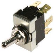 TOGGLE SWITCH, 4PDT, 20A, 250VAC, PANEL