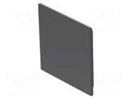 Actuator lens; 16mm; 92; black; plastic; Face dim: 12x12mm EAO
