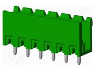 Connector: pluggable terminal block; socket; male; OQ; 20A; 300V AMPHENOL ANYTEK