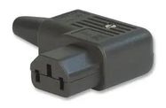 SOCKET, IEC, REWIREABLE, RIGHT ANGLE