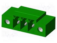 Connector: pluggable terminal block; socket; male; OQ; 10A; 300V AMPHENOL ANYTEK