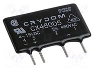 Relay: solid state; Ucntrl: 4÷15VDC; 5A; 48÷660VAC; CX; THT; SIP SENSATA / CRYDOM
