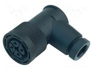 Connector: M18; plug; 714; female; PIN: 4; 250V; unshielded; 5A; IP67 BINDER