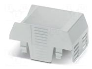 Cover; for enclosures; UL94HB; Series: EH 45 FLAT; ABS; grey; 45mm PHOENIX CONTACT