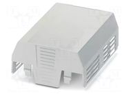 Cover; for enclosures; UL94HB; Series: EH 90 FLAT; ABS; grey; 90mm PHOENIX CONTACT