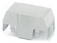 Cover; for enclosures; UL94HB; Series: EH 35 FLAT; ABS; grey; 35mm PHOENIX CONTACT