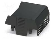 Cover; for enclosures; UL94HB; Series: EH 70 FLAT; ABS; black; 70mm PHOENIX CONTACT