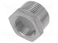 Nipple; threaded,reductive; max.10bar; 24mm PNEUMAT