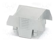 Cover; for enclosures; UL94HB; Series: EH 45 FLAT; ABS; grey; 45mm PHOENIX CONTACT