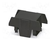 Cover; for enclosures; UL94HB; Series: EH 35 FLAT; ABS; black; 35mm PHOENIX CONTACT