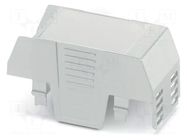 Cover; for enclosures; UL94HB; Series: EH 35 FLAT; ABS; grey; 35mm PHOENIX CONTACT