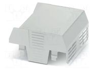 Cover; for enclosures; UL94HB; Series: EH 70 FLAT; ABS; grey; 70mm PHOENIX CONTACT