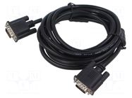 Cable; D-Sub 15pin HD plug,both sides; black; 3m LANBERG