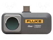 Infrared camera; 256x192; -10÷550°C; IP54; 50mK; Interface: USB C FLUKE