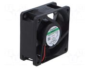 Fan: DC; axial; 24VDC; 60x60x25mm; 49.27m3/h; 37dBA; Vapo; 9.14mmH2O SUNON