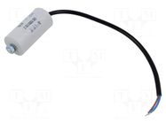 Capacitor: polypropylene; motors, run; 10uF; 470VAC; Ø35x71.5mm KEMET