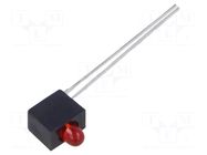 LED; in housing; 3mm; No.of diodes: 1; red; 2mA; Lens: diffused; 5mcd MARL