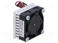 Fan: DC; axial; 5VDC; 25x25x15mm; 19dBA; ball; 10000rpm; Len: 0.15m SEPA Europe GMBH