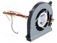 Fan: DC; blower; 5VDC; 52x52x8mm; 33dBA; slide; 5700rpm SEPA Europe GMBH