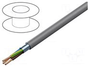 Wire; (N)YM(St)-J; 5G1.5mm2; wire; Cu; PVC; grey; 300V,500V; CPR: Eca HELUKABEL