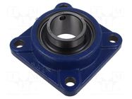 Bearing: bearing unit; adjustable grip,with square flange; 50mm SKF