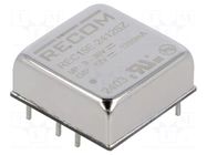 Converter: DC/DC; 15W; Uin: 9÷36VDC; Uout: 12VDC; Iout: 1.25A; 1"x1" RECOM