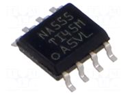 IC: peripheral circuit; astable,monostable,RC timer; 500kHz; SO8 TEXAS INSTRUMENTS