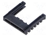 Connector: PCB to PCB; MB1; angled; on PCBs; 1mm SAMTEC