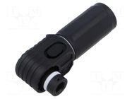 Connector: DC supply; SurLok Plus; female; 8mm; PIN: 1; for cable AMPHENOL