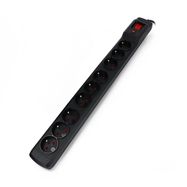 Power strip with protection Arcon M9 black - 9 sockets - 5 m