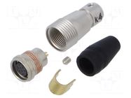 Connector: circular; HR25; soldering; PIN: 8; plug; for cable; 1A HIROSE