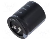 Capacitor: electrolytic; SNAP-IN; 10000uF; 50VDC; Ø35x40mm; ±20% AISHI