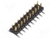 Connector: pin strips; male; PIN: 20; 2mm; gold-plated; SMT; 2x10 SAMTEC