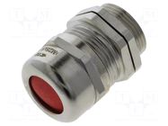 Cable gland; with long thread; M25; 1.5; IP68; brass; Entrelec TE Connectivity