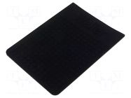 Spare part: mat; for soldering fume absorber; silicone; black WELLER
