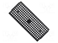 Electronic components tray; ESD; 11x11mm; black; 150°C; BGA ANTISTAT