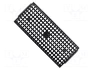 Electronic components tray; ESD; 320x135mm; black; 150°C; BGA ANTISTAT