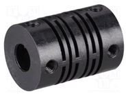 Coupling; Ø1: 4mm; Ø2: 4mm; plastic AUTONICS