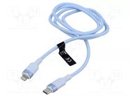 Cable; USB 2.0; USB A plug x2,USB C plug; nickel plated; 1m; PVC VENTION
