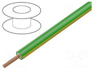 Wire; stranded; Cu; 2.5mm2; silicone; double; yellow-green; 1000V ELECTRO-PJP