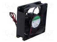 Fan: DC; axial; 24VDC; 80x80x25mm; 90.05m3/h; 42.5dBA; ball; 24AWG SUNON