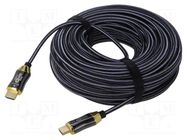 Cable; HDMI plug,both sides; PA; 30m; black; Core: Cu GEMBIRD