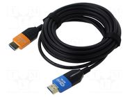 Cable; HDMI plug,both sides; PA; 10m; black; HDMI 2.1; Core: Cu GEMBIRD