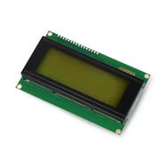 LCD display 4x20 characters green with connectors - justPi