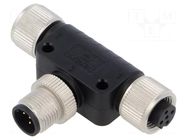 M12 adapter FT-M12B-05M-M12B-05F-Q-0200 DEGSON ELECTRONICS