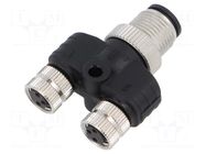 M12 adapter FY-M12A-04M-M8A-03F-T-0100 DEGSON ELECTRONICS