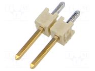 Connector: PCB to PCB; socket; male; PIN: 2; HTSW; straight; THT SAMTEC